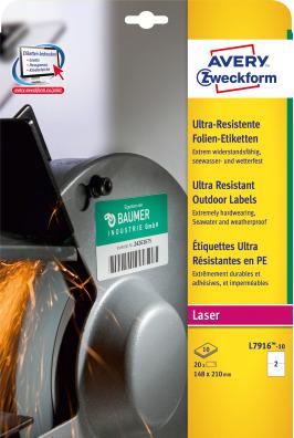 Actual product image Avery Ultra-Resistant Foil Labels