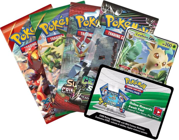 Immagine prodotto Pokémon Kartenspiel TCG: Evolution Celebration Tin Featuring Leafeon-GX (Inglese, Pacchetto Booster)