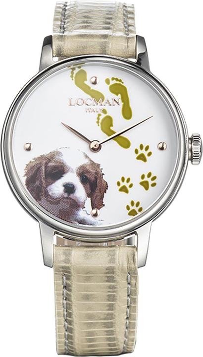 Produktbild Locman Italy Damenuhr 1960 Fantasy Dog Ref. F253A08S-00WHCA2PA (Analoguhr, 32 mm)
