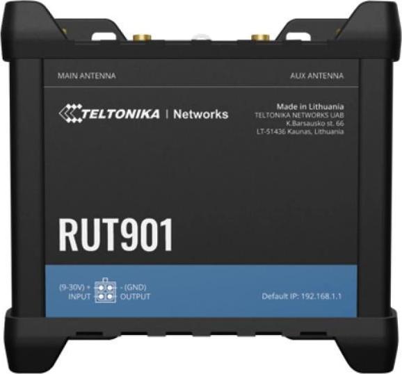 Immagine prodotto Teltonika RUT901 - Router mobile industriale, 4G LTE (Cat 4), 3G, 2G