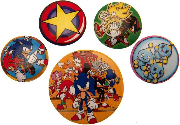 Sonic The Hedgehog AnsteckerSet 5erPack