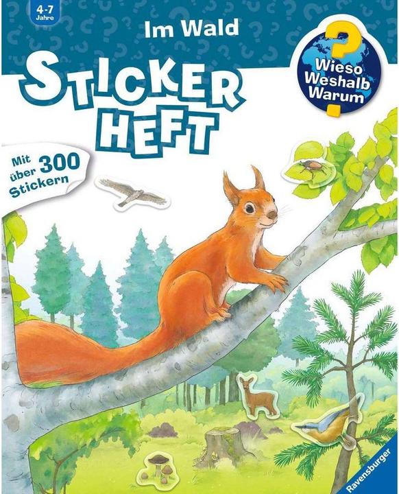 Image du produit Ravensburger Pourquoi? Pourquoi? Pourquoi? Cahier d'autocollants : Dans la forêt