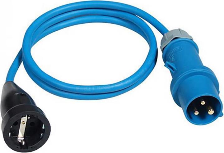 Image du produit As - Schwabe Câble adaptateur CEE avec couvercle à charnière (1.50 m, CEE 7/3)