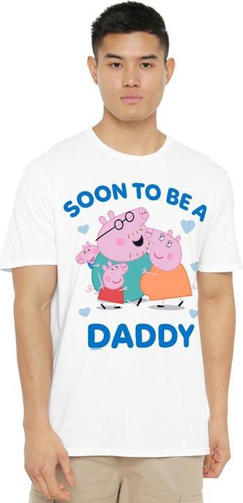 Actual product image Peppa Pig Mens Soon To Be Daddy Pig T-Shirt (XL)