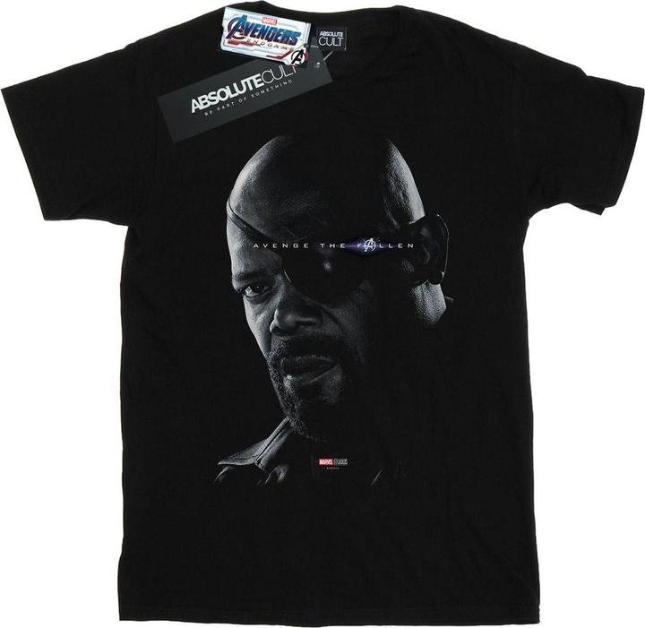 Immagine prodotto Avengers Endgame Avenge The Fallen Nick Fury Maglietta Ampia Donna (L)