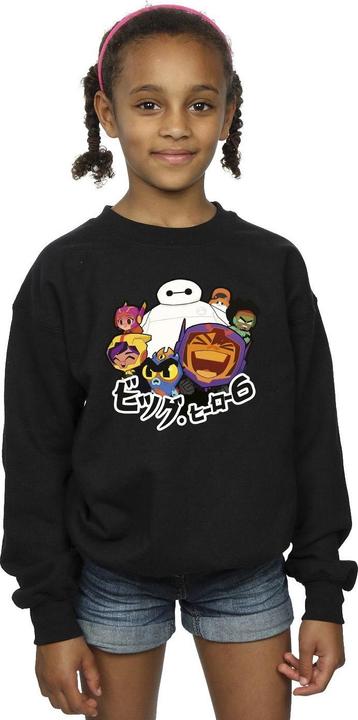 Immagine prodotto Disney Big Hero 6 Baymax Group Manga Felpa Ragazze (152, 158)