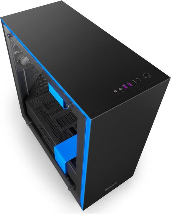 Produktbild NZXT H700 - Blue (ATX, mATX, Mini-ITX, E-ATX)