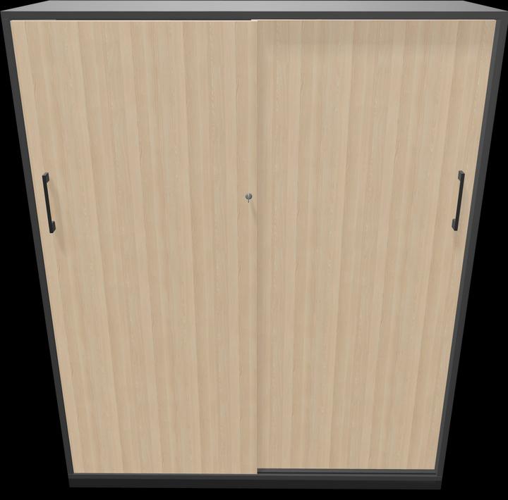 Actual product image Narbutas Choice sliding door cabinet (120 x 40 x 146.5 cm)