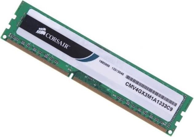 Actual product image Corsair ValueSelect (1 x 4GB, 1333 MHz, DDR3-RAM, DIMM)
