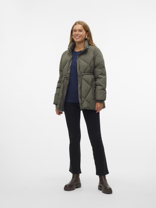Produktbild Mamalicious Hoch geschlossen Gerippte Ärmelbündchen Mantel Jacke (XL)