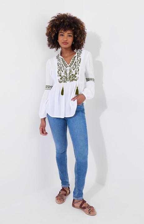 Produktbild Joe Browns Floral Embroidered Crinkle Tunic Top (16)