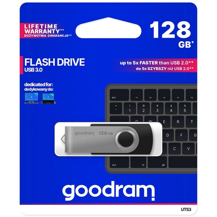 Image du produit Goodram Lecteur flash USB UTS3 (128 Go, USB-A)