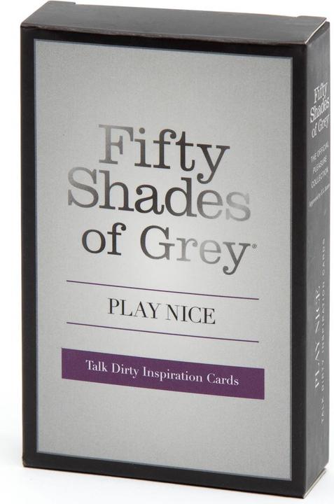 Produktbild Fifty Shades of Grey Play Nice Talk Dirty Inspiration Cards (Spielesammlung, Englisch)