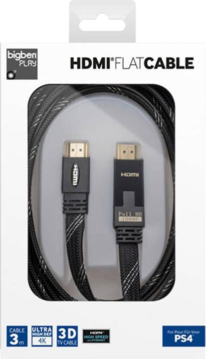 Image du produit Bigben Connected Big Ben Câble plat HDMI 1.4 (3 m, HDMI)