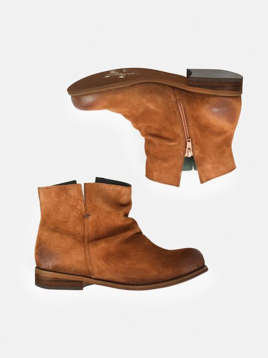 Actual product image Felmini WIDE FIT ORDERG W104 Low ankle boot in suede with inner zip. This style (39)