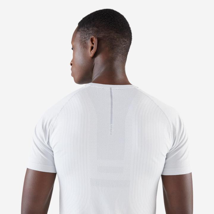 Produktbild Kiprun Laufshirt kurzarm - 500 Komfort Slim weiss (S)