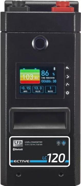 Immagine prodotto Ective LC 120L LT Slim 12V LiFePO4 Litio 120Ah (12 V, 120 Ah)