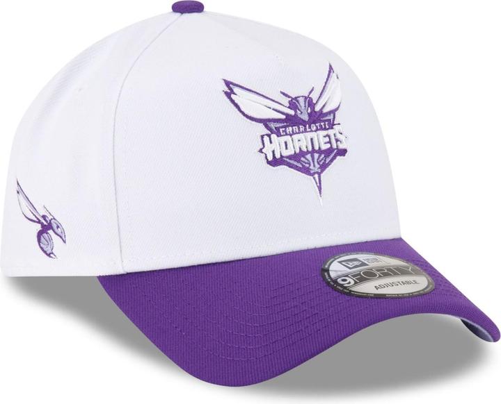 Produktbild New Era 9Forty A-Frame Snapback Cap - Charlotte Hornets Weiss