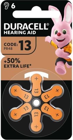 Image du produit Duracell Onglet électronique (6 pcs, A13, 290 mAh)