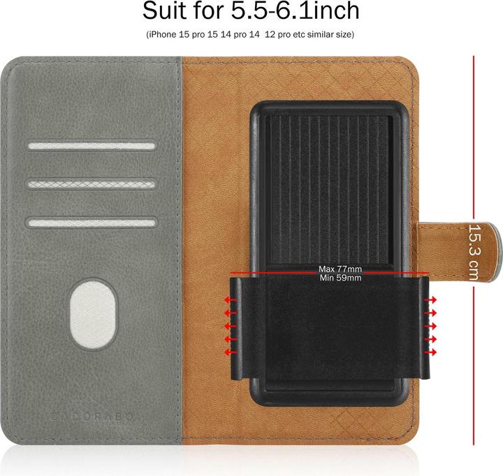Produktbild Cadorabo Hülle für Samsung Galaxy J7 PLUS / C8 Book Case Style (Samsung Galaxy J7 Pro)