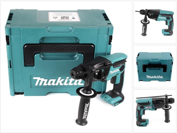 Image du produit Makita DHR 165 ZJ Marteau perforateur sans fil 18 V Li-Ion 1,3 joule Solo en Makpac - sans batterie, sans (Fonctionnement sur batterie)