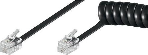 Immagine prodotto Good Connections Cavo della cornetta del telefono (cavo a spirale), nero, 4m, ®
