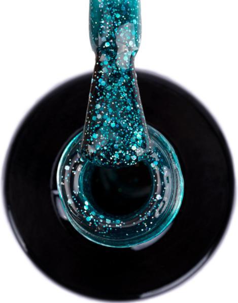 Produktbild Maliva Gellack 045 UV/LED (Blue Sea Glitter, Gel-Effekt Nagellack)