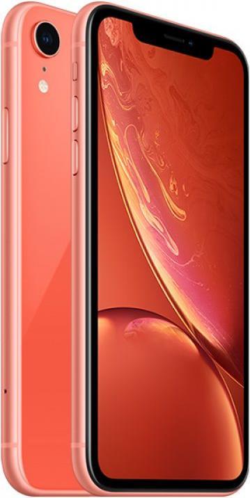 Image du produit Apple iPhone XR (128 Go, Corail, 6.10", SIM + eSIM, 12 Mpx, 4G)