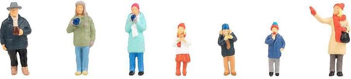 Actual product image Faller Christmas market vendors