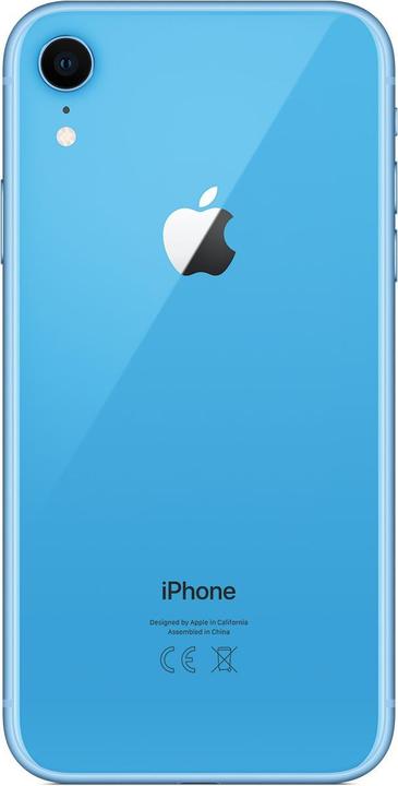 Actual product image Apple iPhone XR (256 GB, Blue, 6.10", SIM + eSIM, 12 Mpx, 4G)