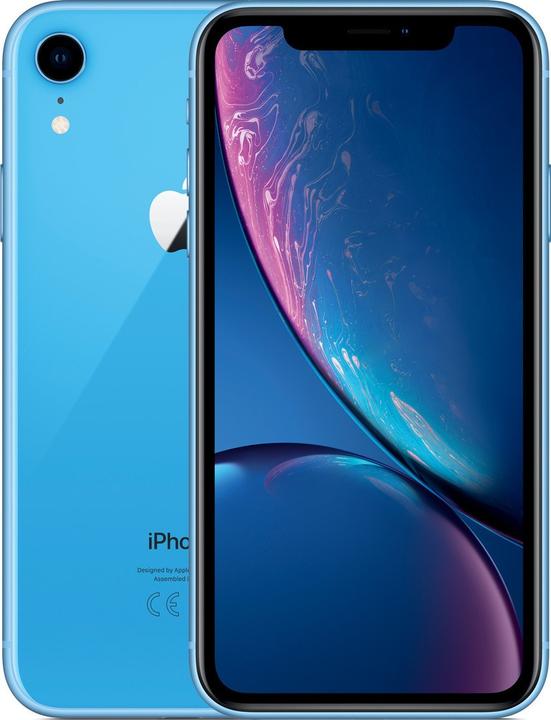Actual product image Apple iPhone XR (256 GB, Blue, 6.10", SIM + eSIM, 12 Mpx, 4G)