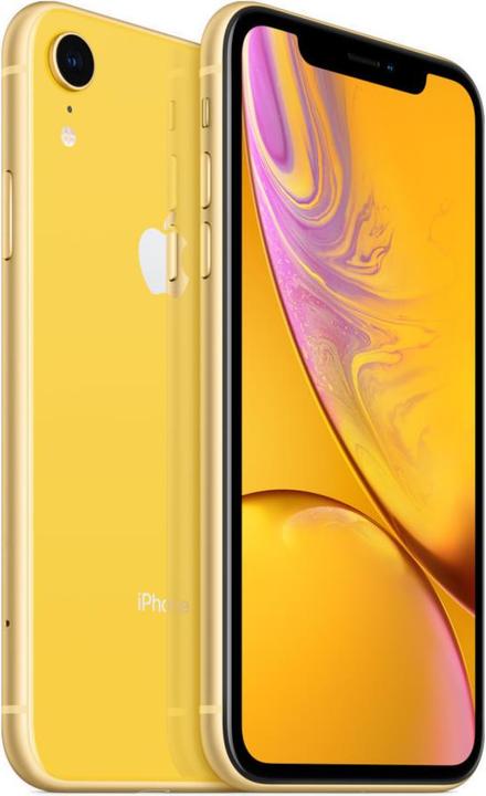 Actual product image Apple iPhone XR (64 GB, Yellow, 6.10", SIM + eSIM, 12 Mpx, 4G)