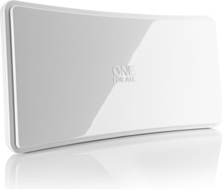 Actual product image One for All DVB-T2 Curved antenna 5G wht (Flat antenna, 42 dB, DVB-T / -T2)
