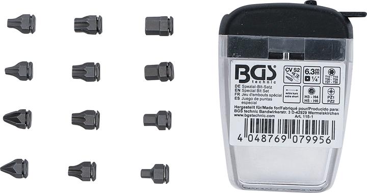 Image du produit BGS Jeu d'embouts spéciaux (6,3 mm)