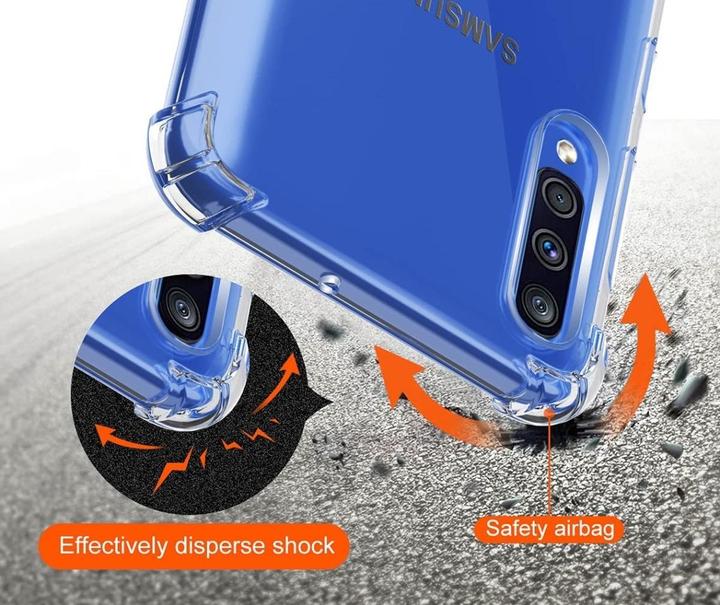 Produktbild Screenguard Samsung Galaxy A70 Hülle Crystal Soft Airbag Bumper (Samsung Galaxy A70)