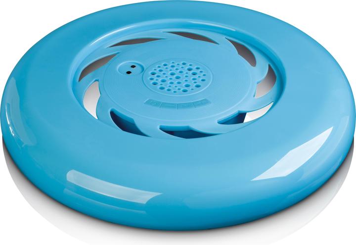 Actual product image Lenco BT Loudspeaker Frisbee BT, with light function AFB-100BU (Rechargeable battery operated)