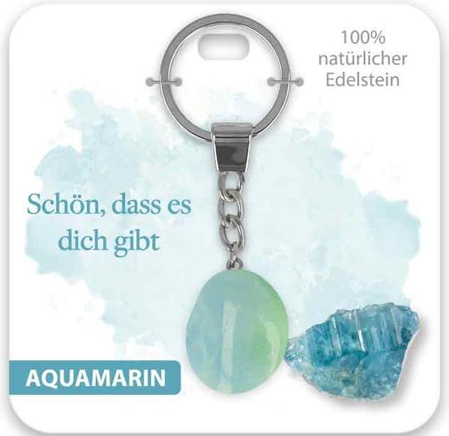 Actual product image BB Klostermannn Schlsselanhnger Aquamar.Schn,dass es dich gibt