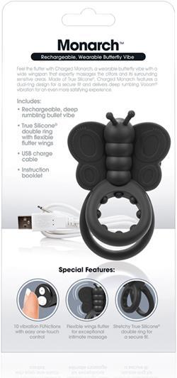 Immagine prodotto Screaming O Vibrazione a farfalla indossabile Charged Monarch (5.10 cm)