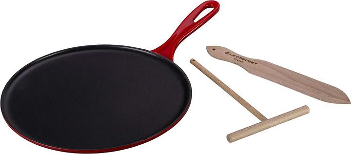 Actual product image Le Creuset Signature (27 cm, Crêpe pan, Cast iron)