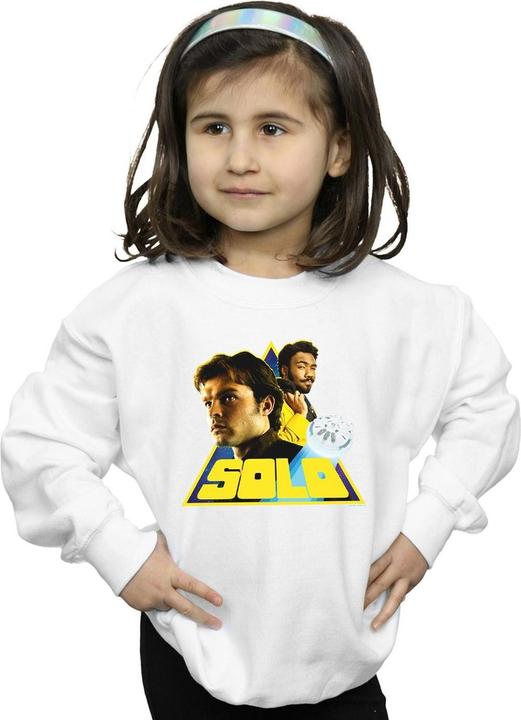 Actual product image Star Wars Girls Solo Retro Triangle Sweatshirt (152, 158)