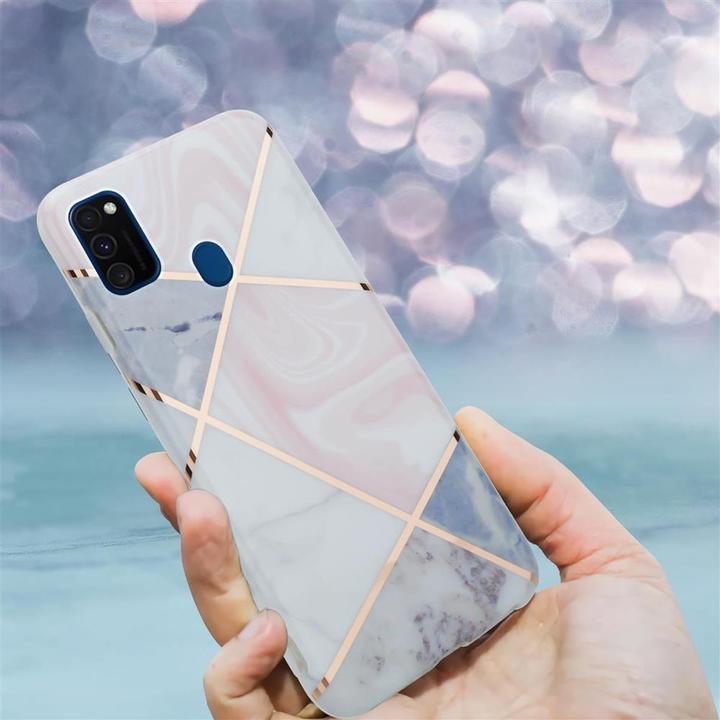 Image du produit Cadorabo Couverture IMD TPU Marbre coloré (Huawei P20 Lite)