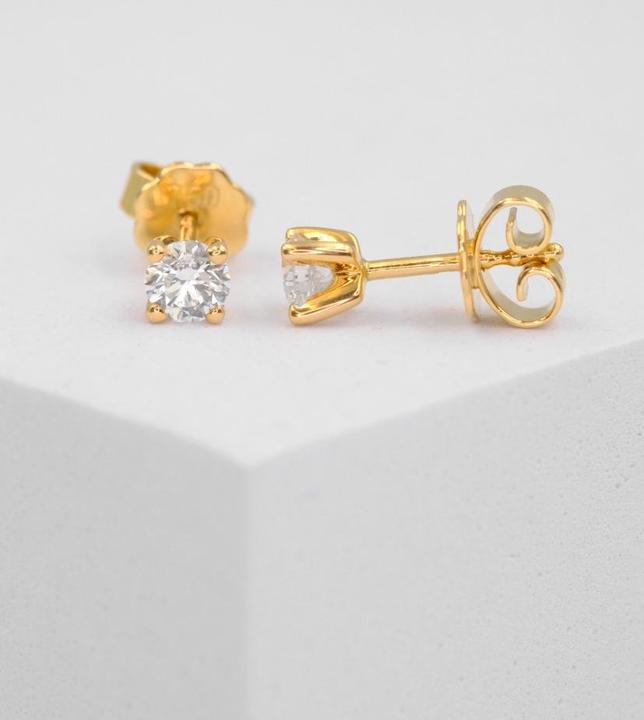 Immagine prodotto Muau Orecchini a perno (Oro giallo 750/18 K Oro giallo)