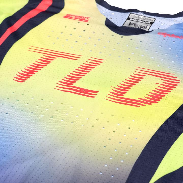 Actual product image Troy Lee Designs Sprint Ultra Jersey, Drip, glo yellow, S (S)