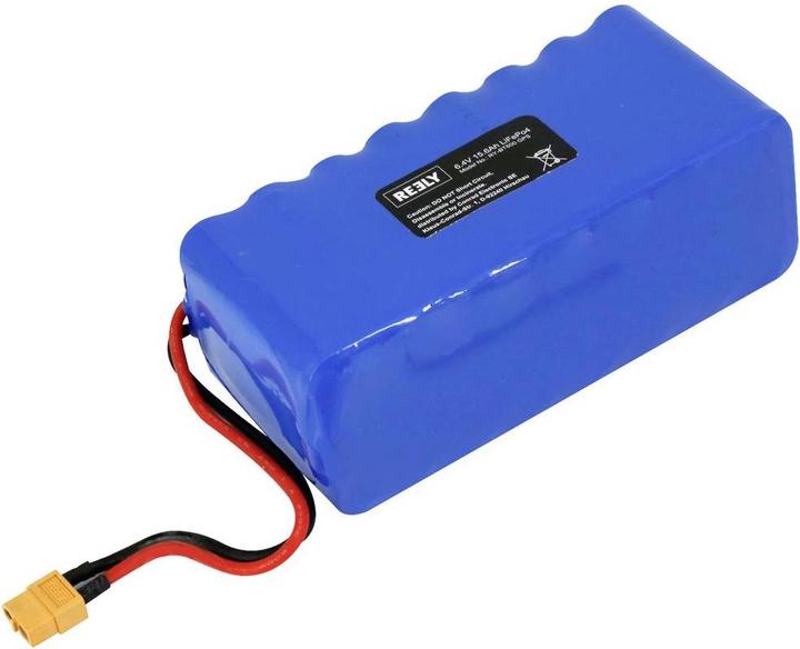 Image du produit Reely Modèle de batterie (LiIon) 6.4V 12Ah Nombre de cellules : 12 2.5 C Racingpack XT60 (6.40 V, 12000 mAh)