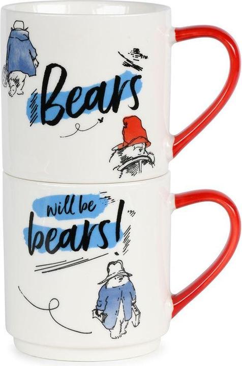 Actual product image Paddington Bear Stackable Mug Set (Pack of 2) (2 x)