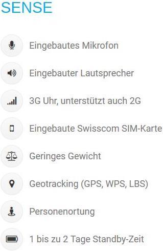 Produktbild Smartwatcher Sense