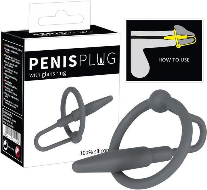 Productafbeelding You2Toys Penis Plug met Glansring