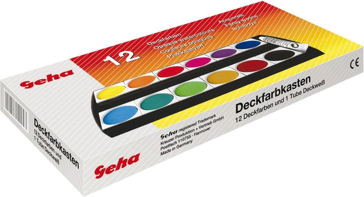 Produktbild Geha Deckfarbkasten F250/12 (Mehrfarbig)