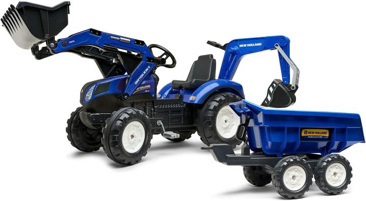 Image du produit Falk Toys New Holland Traktor + Anh. XL