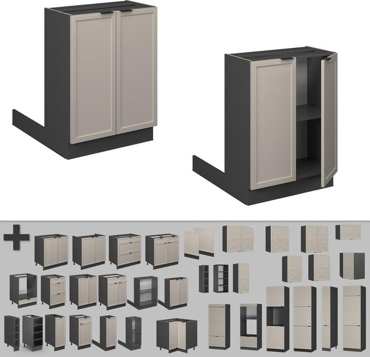 Actual product image Vicco Kücheninsel Fame-Line (30 x 60 x 82 cm)